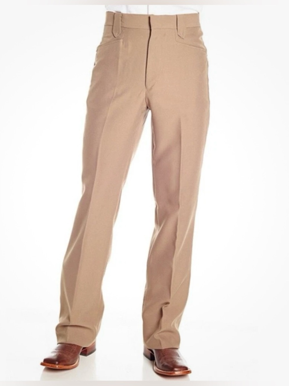 Circle S NWT Sz 46‎ Western Dress Pants men’s 100% polyester back flap pockets